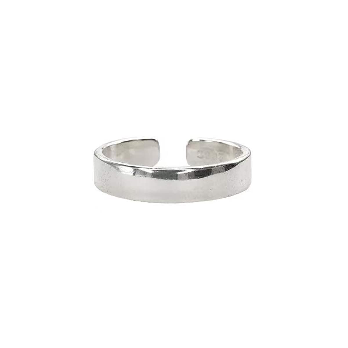 Vintage 925 Sterling Silver Rings for Women/Men, Size 7 Adjustable Rings, Plated plated cupronickel