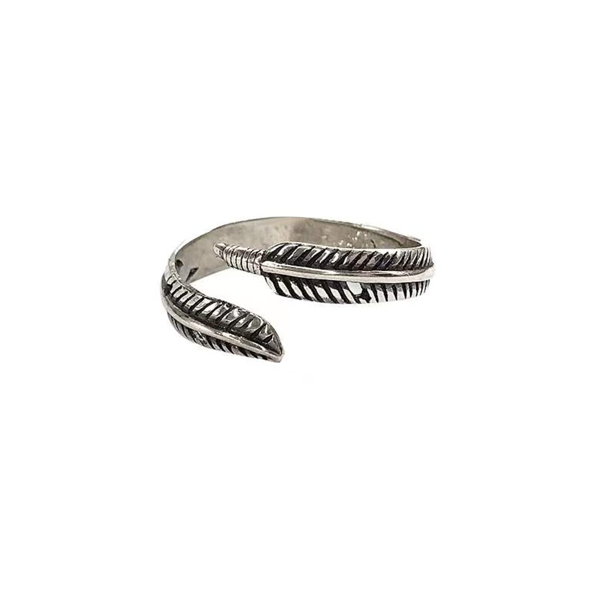 Vintage 925 Sterling Silver Rings for Women/Men, Size 7 Adjustable Rings, Plated plated cupronickel