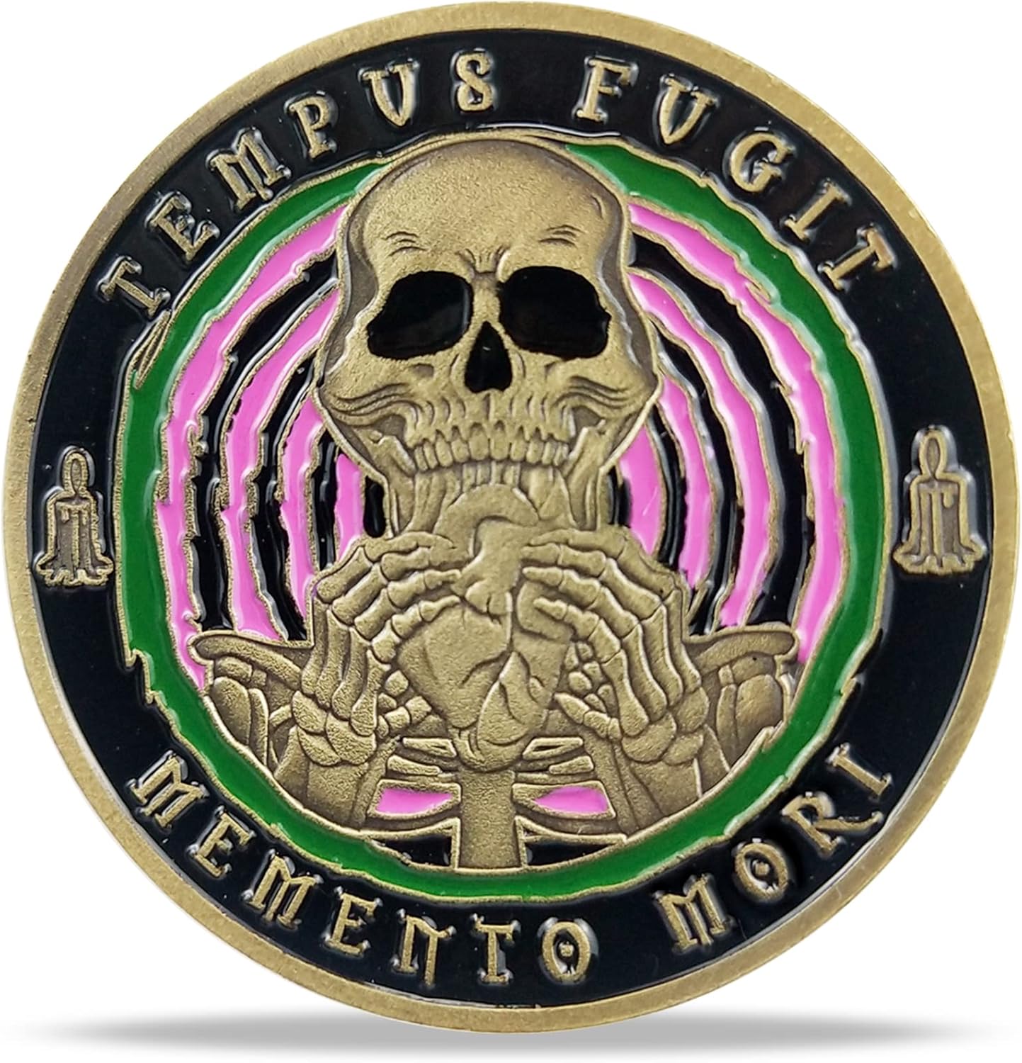 Memento Mori Coin Stoic Coin EDC Challenge Coin Stoicism Gifts for Reminder